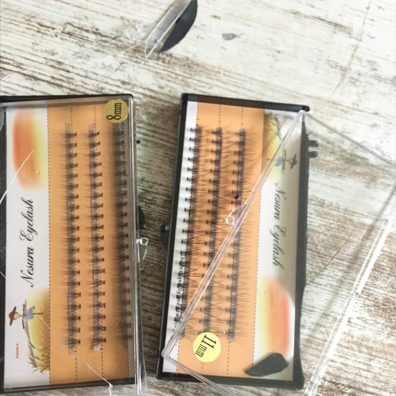 3D Individual Fake Lashes Soft Eyelash Extension Deluxe Lashes Flase Eyelashes Light False Eyelash