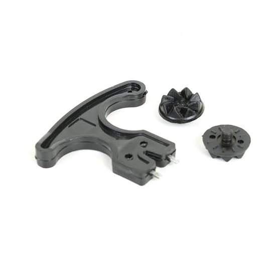 KNK Universal Rubber Cricket Spikes (24pcs)-Compatible with All Leading Brands – Durable & Anti-Slip for Maximum Grip Black