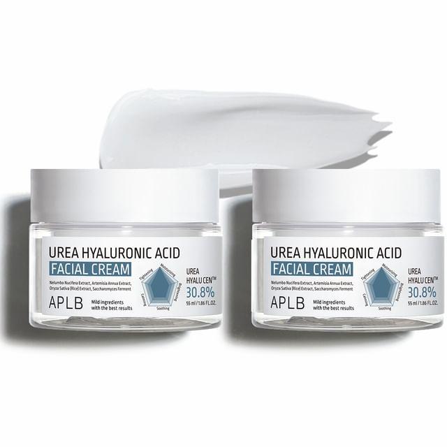 APLB - Urea Hyaluronic Acid Facial Cream Set 55ml x 2 pcs