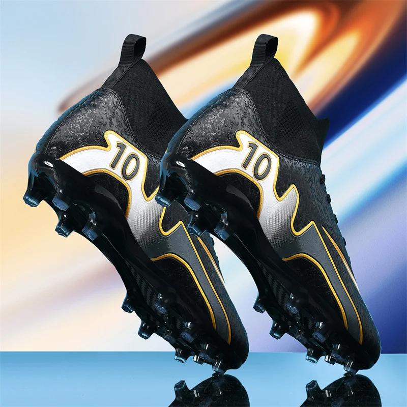 Ultimi Scarponi da Calcio Veloci Caviglia Alta Sintetico Indoor Sport Allenamento Scarpe da Calcio Adulto Unisex Tacchetti Professionali Scarpe da Calcio