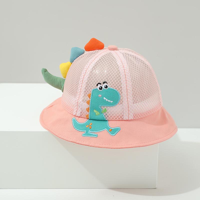 Little Dinosaur Children Bucket Hats Cute 1-4Y Boys Girls Spring Summer New Cap Panama Sunhat Hiking Fishing Hat Fisherman Caps