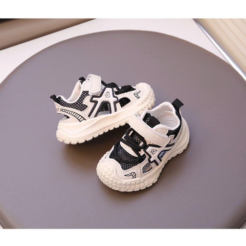 Children's Sports Shoes Summer New Boys Sandals Medium and Small Children's Mesh Breathable Shoes Girls Breathable Soft Sole Dad Shoes