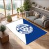 Millwall Football Print Crystal Velvet Rug, Comfortable Water Absorbent Non Slip Indoor Floor Carpet