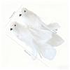 Foam Christmas Tree Ornament Bird Pair Red White Decorations For Garden Glitter Christmas Birds Artificial Foam