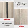 10-1Pair Curtain Magnetic Button Detachable Curtain Fix Fastener Clip Prevent Light Adjustment Window Screen Close Magnet Buckle
