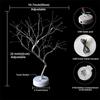 LED Bonsai Tree Light with 36 LEDs | Touch Sensor Table Lamp | USB & Battery Operated Fairy Light Tree for Home, Bedroom, Festive, Diwali,