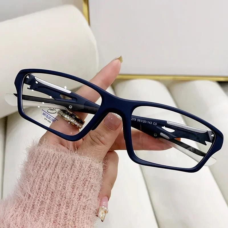 Anti Slip Men Women Unisex Near Sight Glasses  Sport Photochromic Myopia Glasses Anti Blue Light Outdoor Cycling Glasses