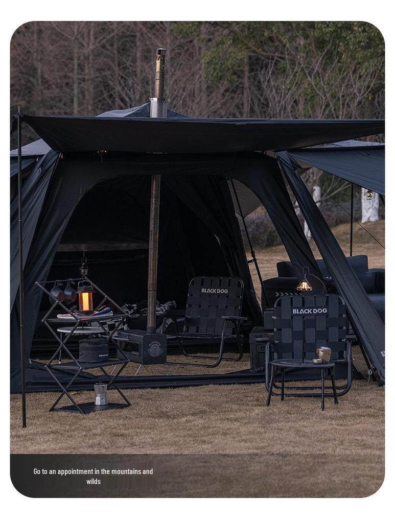 Blackdog Outdoor Folding Chair: Lightweight, Portable Weaved Camping, Beach, Fishing Leisure Chair