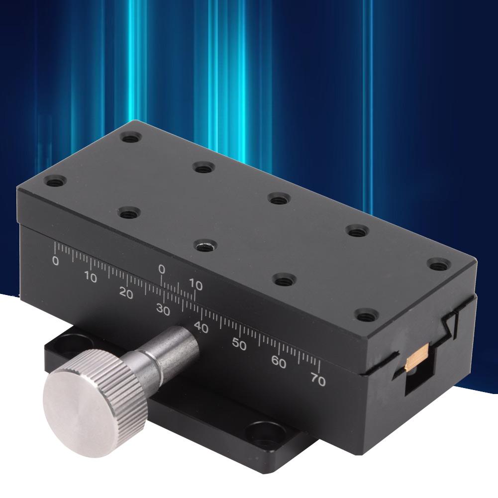 Manual X Trimming  Gear  High Accuracy Adjustable Sliding Stage 40x90mm Manual Trimming Table X Trimming