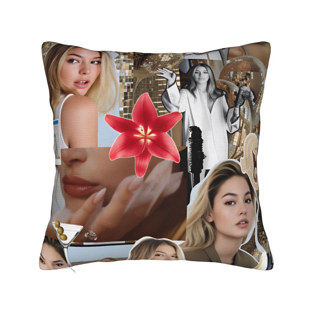 Pillow Cover Madelyn Cline Montage Fashion Pillow Case For Living Room Bed Chair Pillowcases