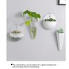 2pcs Home Hydroponics Wall Hanging Flowerpot Wall Hanging Vase Lazy Plastic Wall Hanging Wall Hanging Flowerpot