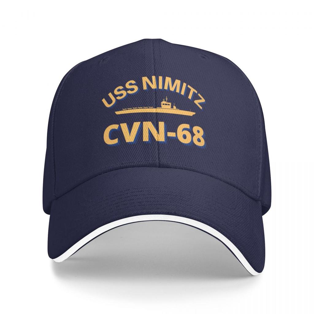 United States Navy Aircraft Carrier CVN-68 USS Nimitz Baseball Cap Beach New In Hat Men Golf Wear Women's