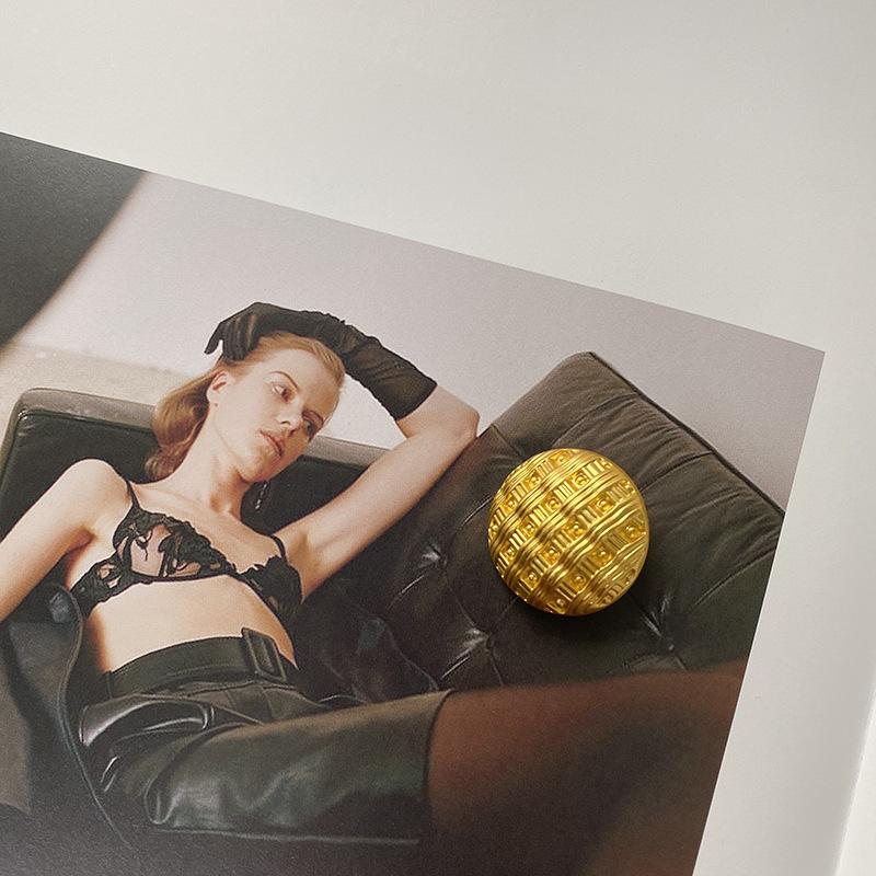 Large Suit Coat Blazer Sewing Buttons Metal Buckles Clothing Needlework Accessories Diy Crafts Supplies Round Alloy Button 6pcs