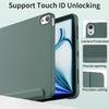 For Redmi Pad 2 Cover 11"2025 Tri-Fold Sleeve Stand Silicone Tablet Case Funda for Xiaomi Redmi Pad 2 Cover with Auto Sleep Wake