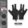 1Pcs High-elasticity Snooker Glove Half-finger Training Glove Billiard Glove  Fitness Accessories
