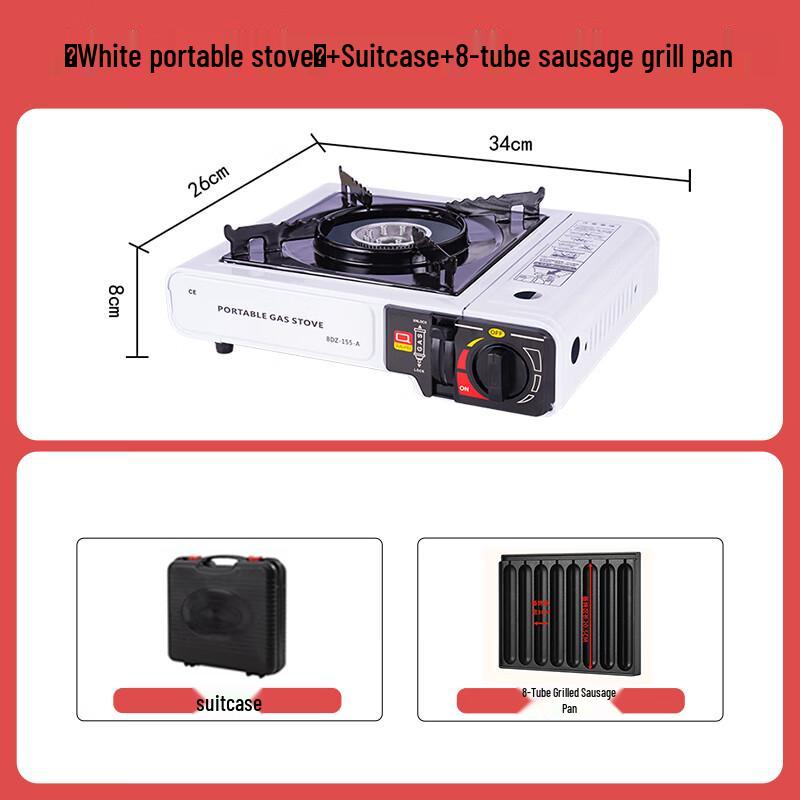 Upgraded Portable Gas Cassette Stove Kit