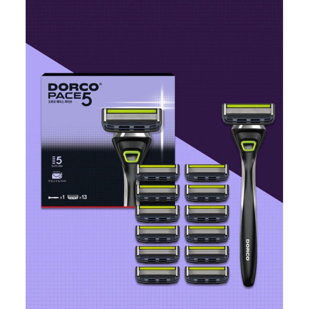 Dorco Face 5 ShavIng PlannIng Set No. 5  1 Handle+13 Blades In Total NONE
