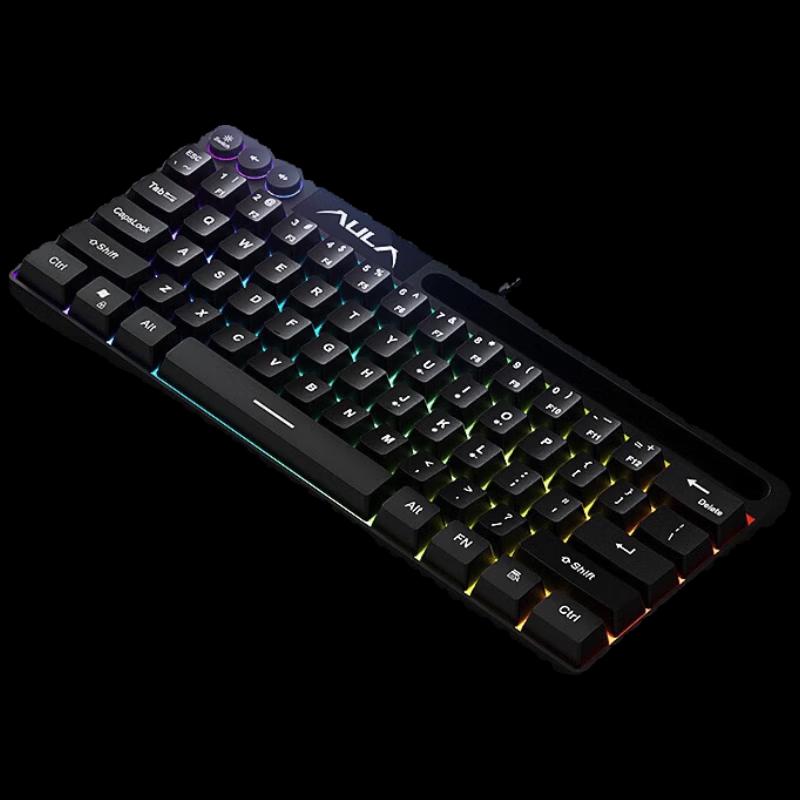 AULA F3061 Wired Compact Mechanical Feel Gaming Keyboard