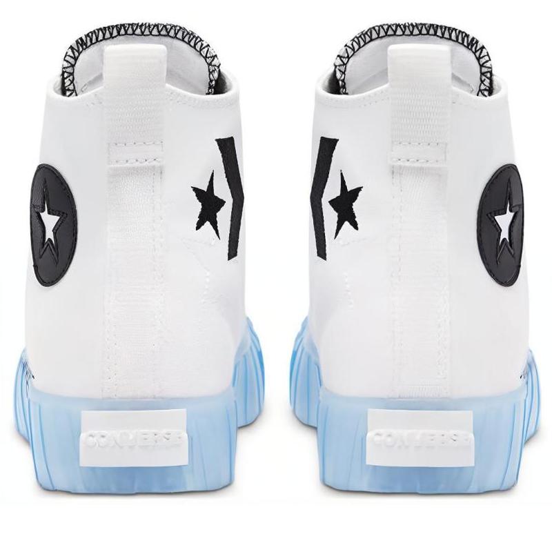 Black Ice Ne A x Converse 1970-ųjų Chuck Apvalus pirštas Suvarstomi Aukštakulniai Drobės Batai Unisex Stiliaus Balti ir Juodi