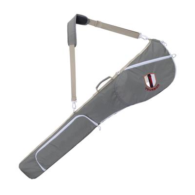 TOURBON Golf Bag Sunday Carry Golf Club Holder Case for Driving Mini Unisex Range, Course, Practice, Lightweight, Travel, (Gray)