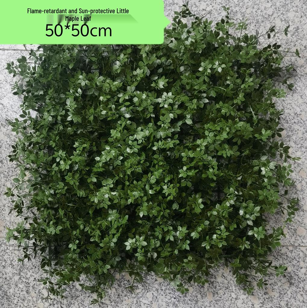 Flame-Retardant Green Wall: Anti-Aging Lawn Decoration for Malls & Backgrounds