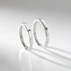 New Simple Couple Rings Silver Color Sun Moon Adjustable Open Ring For Women Men Wedding Fashion Jewelry Gifts