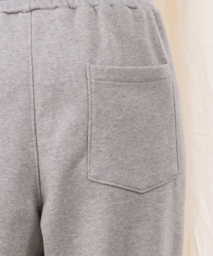 Ellamo Women'S Wide One-Pleat Sweatpants_Gray