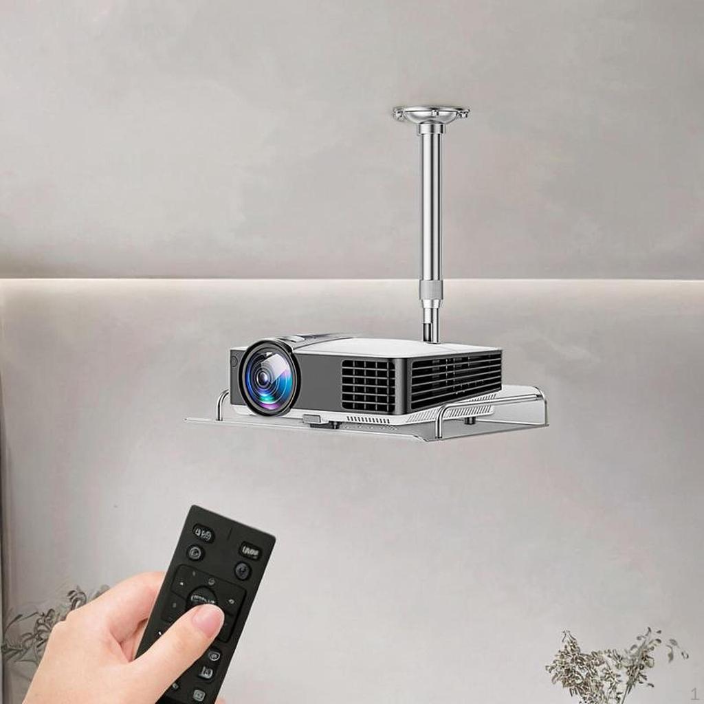 Ceiling Mount with Tray for Projector Camera Wall High Stability Sturdy Adjustable