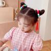 Children's Ball Hair Cord Little Girl Colorful Tassel Headwear Hair Rubber Band