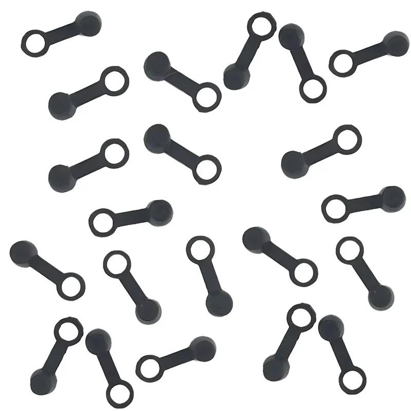 10Pcs 8mm Car Brake Pump Dust Cap Oil Drain Screw Cap Brake Caliper Bleed Nipple Black Screw Dust Caps Cover Rubber 2028