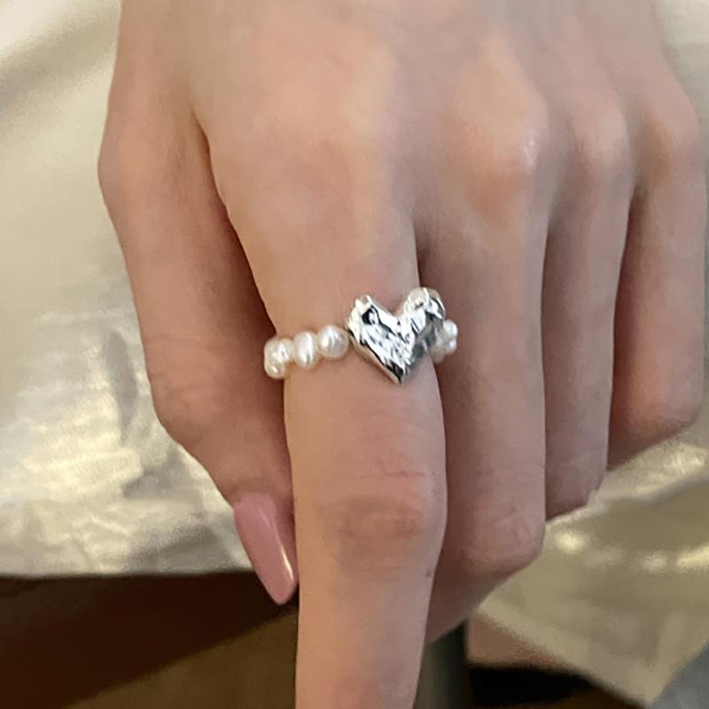 Кольца Foxanry с жемчугом для женщин — фото 4
