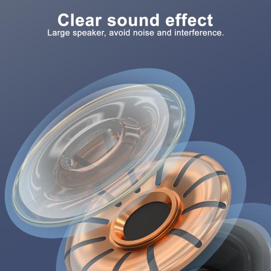 Bone Conduction Headphone Wireless Open Earbuds Waterproof Lightweight Ear Sports Headphones for Running Outdoor Exercise Workout