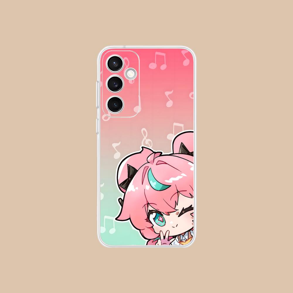 Zenless Zone Zero Aria Clear Mobile Phone Case for Samsung Galaxy S25 S24 S23 S22 S21Plus FE Ultra Colorful Cover