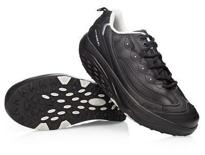 Fit Walk Shoes With Rocker Sole, Black 45