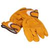 Gants Anti-Brûlure Haute Température et Résistants Gants Protecteurs pour Camping Barbecue(Jaune )