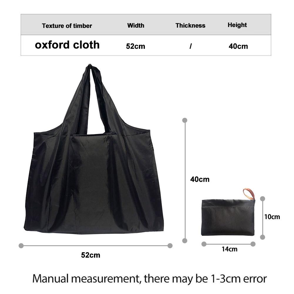 Oxford Cloth Folding Eco-friendly Shopping Bag Hand In Hand With Storage Bag Shoulder Bag Large Capacity Supermarket Lightweight
