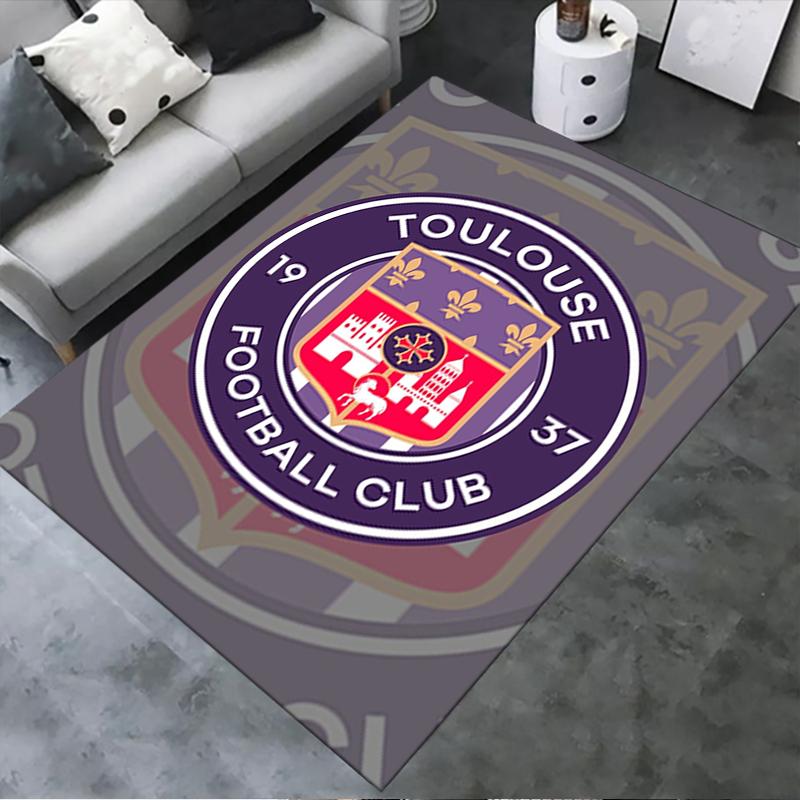 Tolouse FC Carpet Rug for Living Room Bedroom Home Sofa Decoration,Kids Play Non-slip Floor Mat