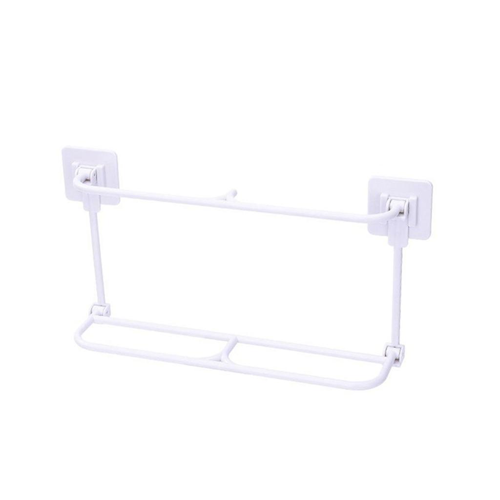 Bathroon Space-saving Hanging Foldable Wall Mount Shoes Rack Slippers Shelf Holder Shoe Stand