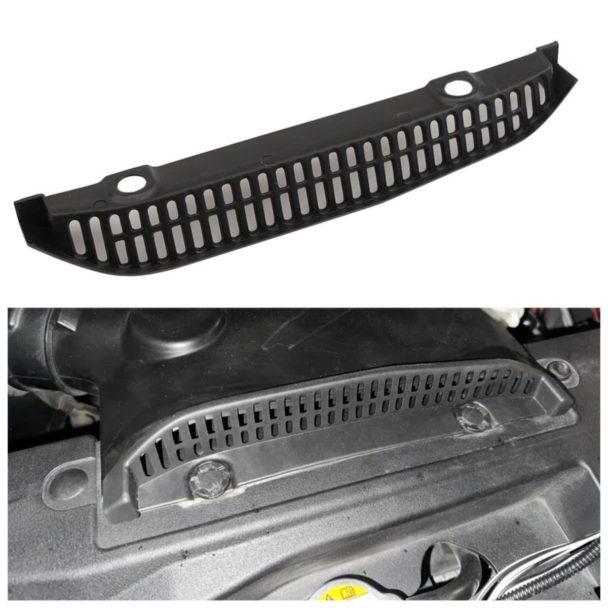 

ABS Накладка на вихід повітрязабірника двигуна автомобіля, декоративна наклейка для Mitsubishi Outlander 2016 2017 2018 2019, аксесуари для стайлінгу автомобіля чорний