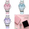 Stylish Women's Alloy Bracelet Quartz Watch With Elegant Design And Unique Colors