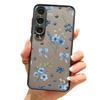 S25 Ultra Case Lovely Butterfly Bowknots Floral Pattern Cover For Samsung Galaxy S25 Edge S24 Ultra S23 S22 Plus S21 FE Capa Funda