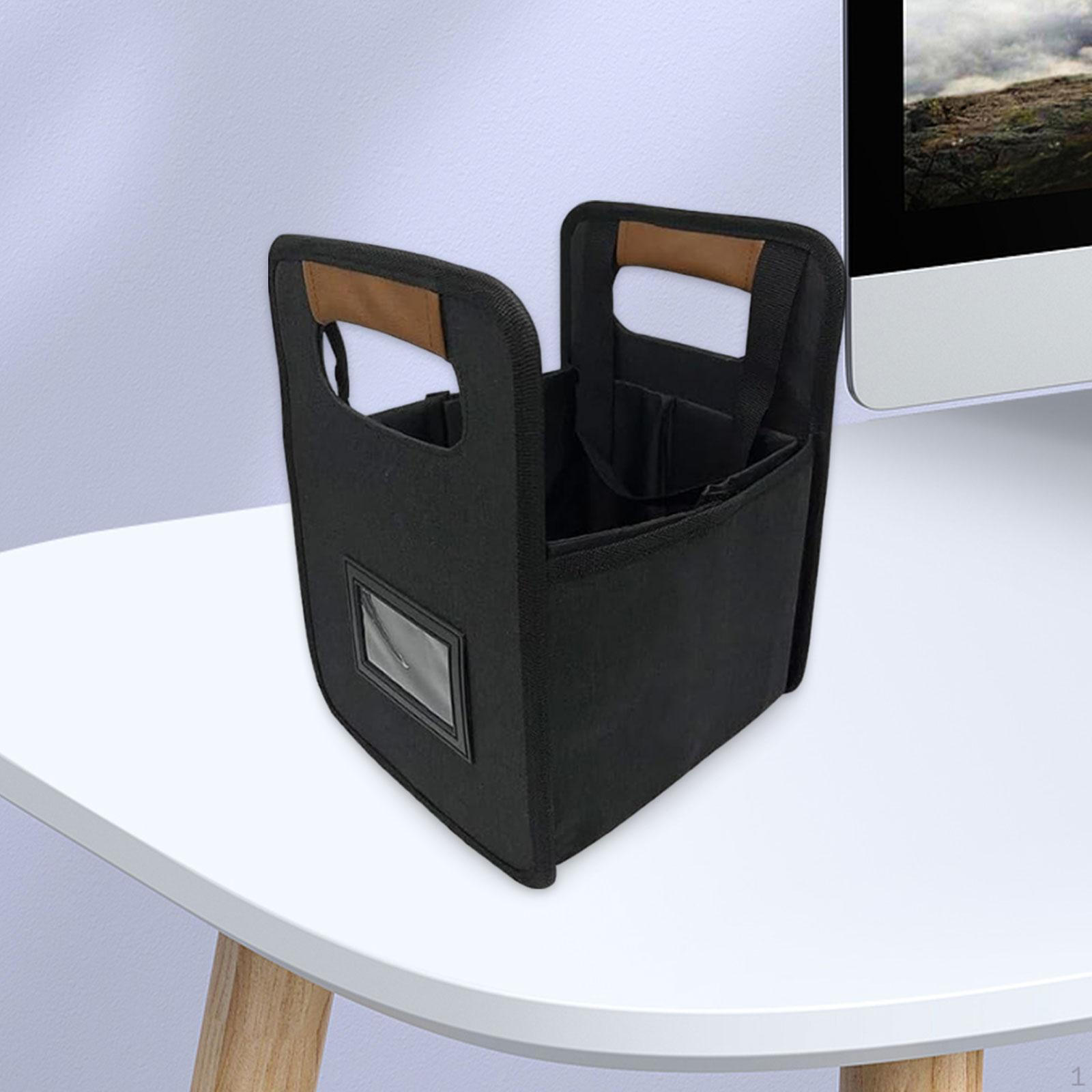 

4 чашки для напитков, держатель для кофе и напитков, водонепроницаемая сумка для мероприятий и путешествий чёрный