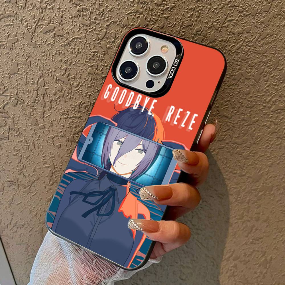 

Action Anime Chainsaw Man Reze Arc Phone Cases For IPhone 17 16 15 14 13 12 11 Plus Pro Max Pro Color Matte Cover iPhone 17