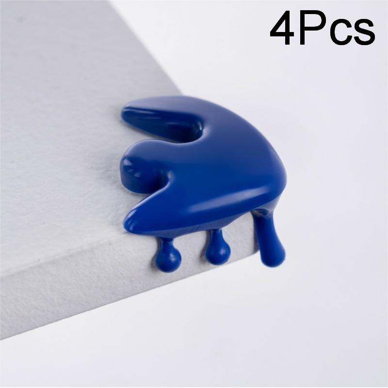 

4Pcs Pvc Furniture Edge Cushions Water Drop Corner Protectors Table Leg Bumper Guards Home Protection For Sharp Angles A4