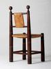 Vintage Solid Wood Rattan Dining Chair - Simple Home, Cafe, and Leisure Backrest Chair