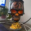 Halloween Gothic Skull Lamp volcanic Stone Skull Lamp Skeleton Halloween Decorations Skeleton Halloween Desktop Decorations
