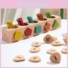 Wooden Educational Block Set With Shape Matching For Toddlers Learning