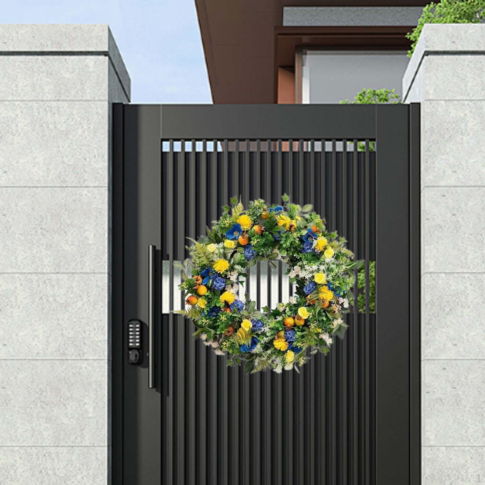 

Floral Wreath for Outdoor Home Decor Diameter 35cm