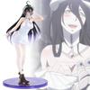 Elegant Overlord Albedo White Knitted Standing Model Figure Pvc Collectible Toy