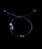 Idusum Lust Weave Seasite Night (Gemstone Thread Bracelet)